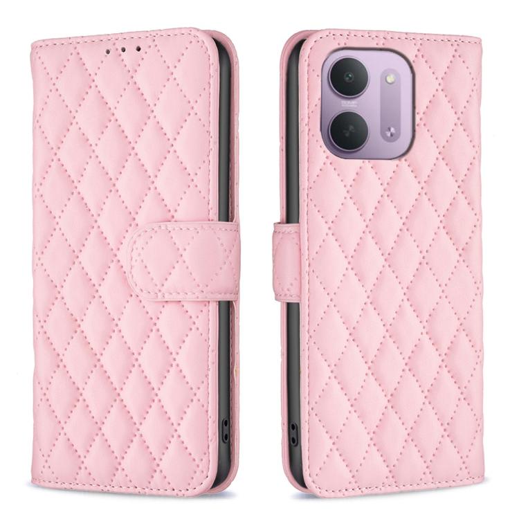 Diamond Lattice Wallet Flip Leather Phone Case, For Redmi Note 17 4G Global 169.7mm, For Redmi 15C 5G/4G Global 171/Poco C85 4G, For Redmi Note 17 Pro+ 5G Global 163.4mm, For Redmi Note 17 Pro 5G Global 163.5mm, For Redmi K90 Pro Max/K100 Pro Max 5G   ...