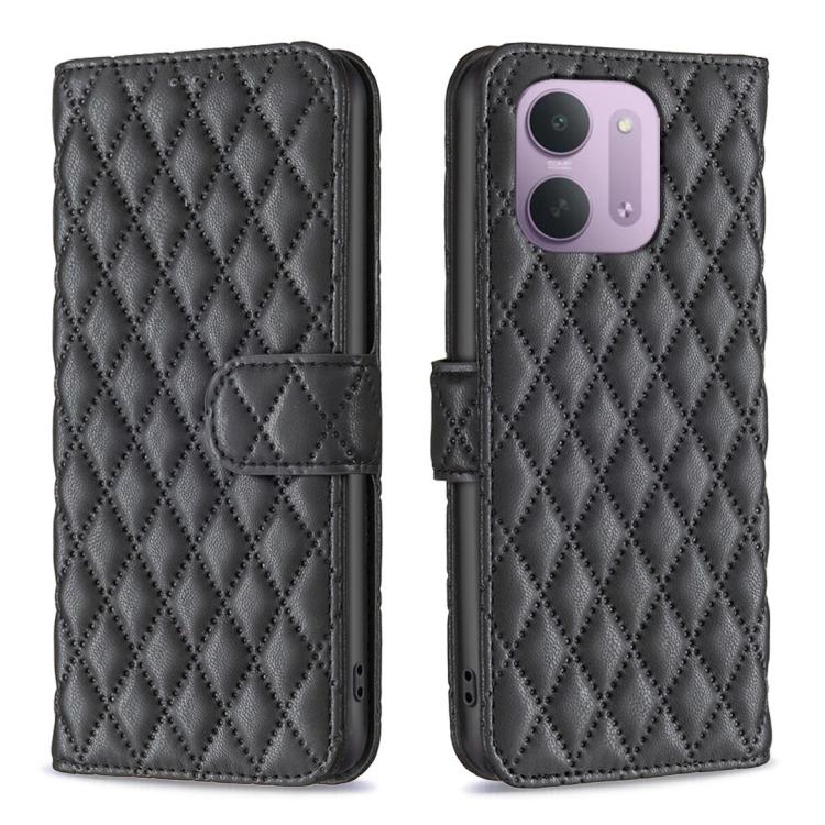 Diamond Lattice Wallet Flip Leather Phone Case, For Redmi Note 17 4G Global 169.7mm, For Redmi 15C 5G/4G Global 171/Poco C85 4G, For Redmi Note 17 Pro+ 5G Global 163.4mm, For Redmi Note 17 Pro 5G Global 163.5mm, For Redmi K90 Pro Max/K100 Pro Max 5G   ...