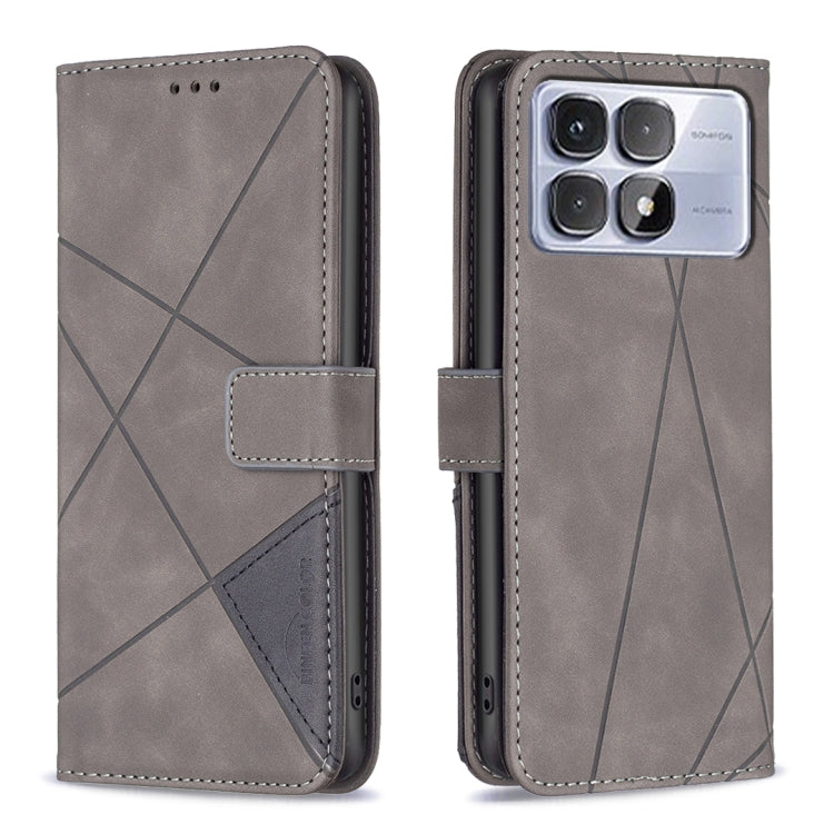 Magnetic Buckle Rhombus Texture Leather Phone Case, For Redmi Note 14 5G, For Redmi Note 14 Pro 5G / Note 14 Pro+ 5G, For Redmi 14C 4G, For Redmi K70 Ultra