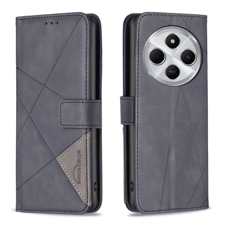 Magnetic Buckle Rhombus Texture Leather Phone Case, For Redmi Note 14 5G, For Redmi Note 14 Pro 5G / Note 14 Pro+ 5G, For Redmi 14C 4G, For Redmi K70 Ultra