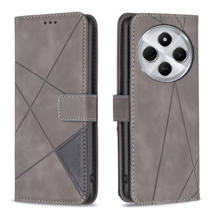 Magnetic Buckle Rhombus Texture Leather Phone Case, For Redmi Note 14 5G, For Redmi Note 14 Pro 5G / Note 14 Pro+ 5G, For Redmi 14C 4G, For Redmi K70 Ultra