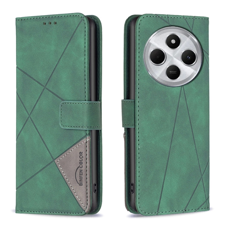 Magnetic Buckle Rhombus Texture Leather Phone Case, For Redmi Note 14 5G, For Redmi Note 14 Pro 5G / Note 14 Pro+ 5G, For Redmi 14C 4G, For Redmi K70 Ultra