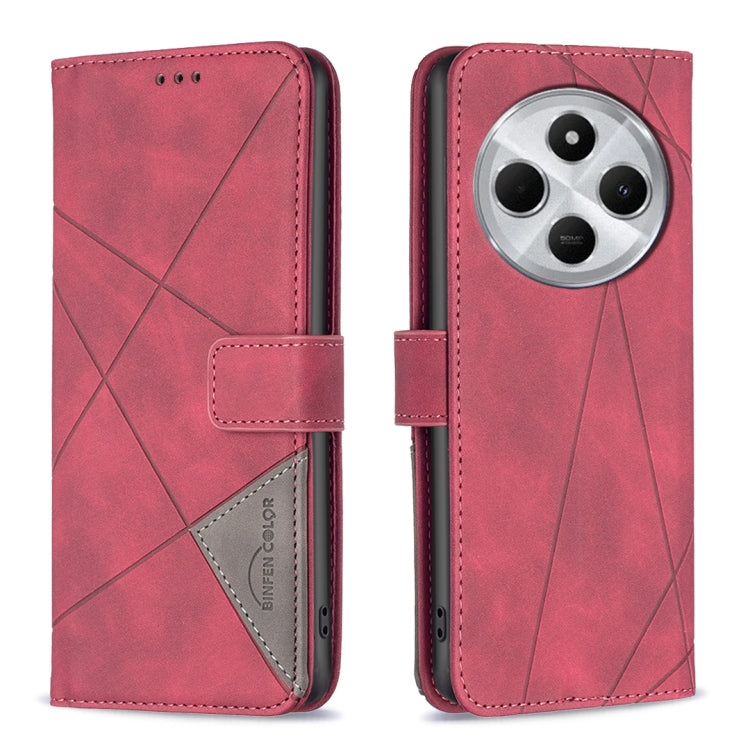 Magnetic Buckle Rhombus Texture Leather Phone Case, For Redmi Note 14 5G, For Redmi Note 14 Pro 5G / Note 14 Pro+ 5G, For Redmi 14C 4G, For Redmi K70 Ultra