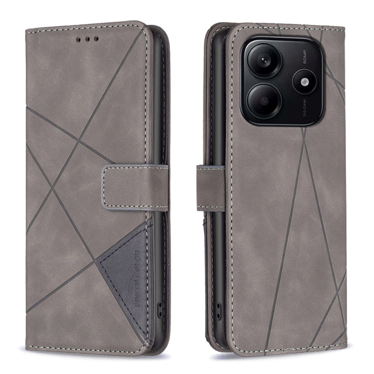 Magnetic Buckle Rhombus Texture Leather Phone Case, For Redmi Note 14 5G, For Redmi Note 14 Pro 5G / Note 14 Pro+ 5G, For Redmi 14C 4G, For Redmi K70 Ultra