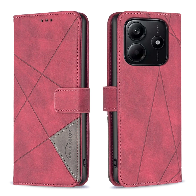 Magnetic Buckle Rhombus Texture Leather Phone Case, For Redmi Note 14 5G, For Redmi Note 14 Pro 5G / Note 14 Pro+ 5G, For Redmi 14C 4G, For Redmi K70 Ultra