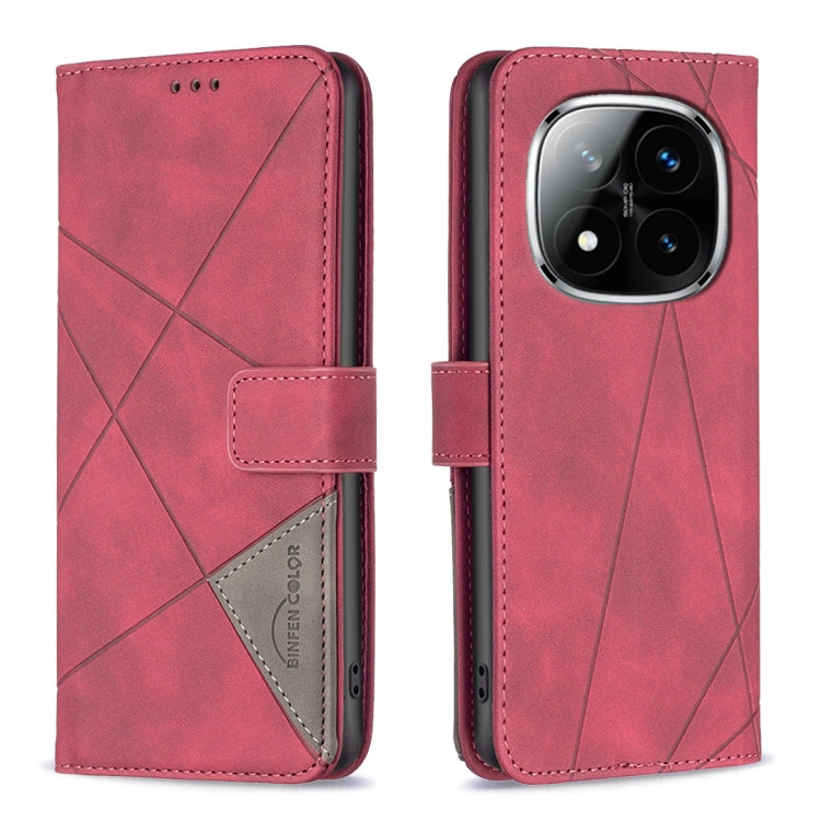 Magnetic Buckle Rhombus Texture Leather Phone Case, For Redmi Note 14 5G, For Redmi Note 14 Pro 5G / Note 14 Pro+ 5G, For Redmi 14C 4G, For Redmi K70 Ultra