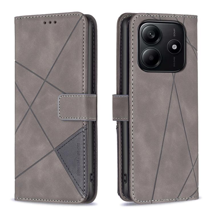 Magnetic Buckle Rhombus Texture Leather Phone Case, For Redmi K90/Poco F8 Pro, For Redmi 15 5G Global / 15 4G SEA 169.5mm, For Redmi Turbo 4 Pro, For Redmi A5 4G 171.7mm, For Redmi K80 / K80 Pro, For Redmi Turbo 4, For Redmi Note 14 Pro 4G             ...