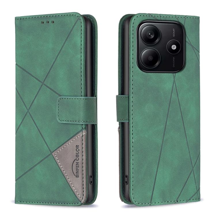 Magnetic Buckle Rhombus Texture Leather Phone Case, For Redmi K90/Poco F8 Pro, For Redmi 15 5G Global / 15 4G SEA 169.5mm, For Redmi Turbo 4 Pro, For Redmi A5 4G 171.7mm, For Redmi K80 / K80 Pro, For Redmi Turbo 4, For Redmi Note 14 Pro 4G             ...