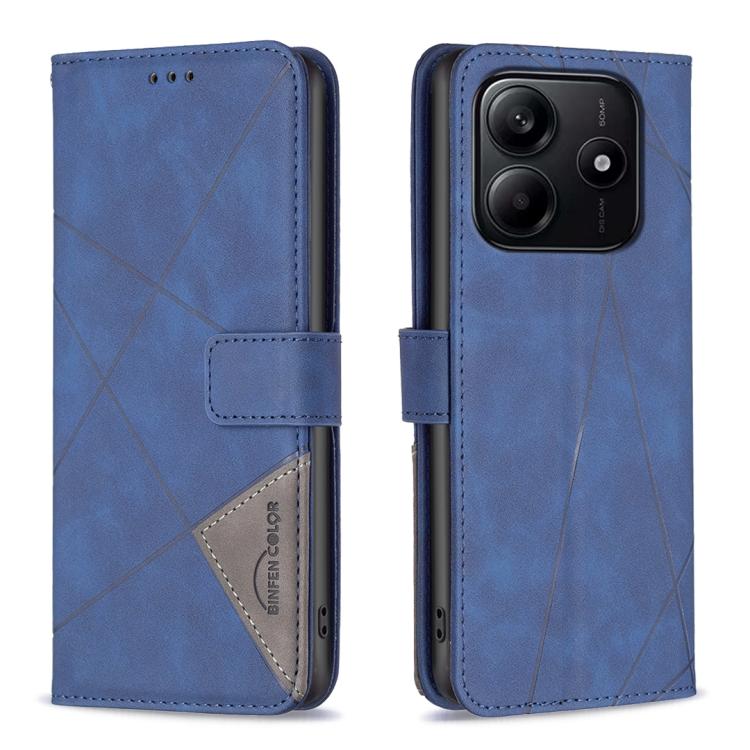 Magnetic Buckle Rhombus Texture Leather Phone Case, For Redmi K90/Poco F8 Pro, For Redmi 15 5G Global / 15 4G SEA 169.5mm, For Redmi Turbo 4 Pro, For Redmi A5 4G 171.7mm, For Redmi K80 / K80 Pro, For Redmi Turbo 4, For Redmi Note 14 Pro 4G             ...