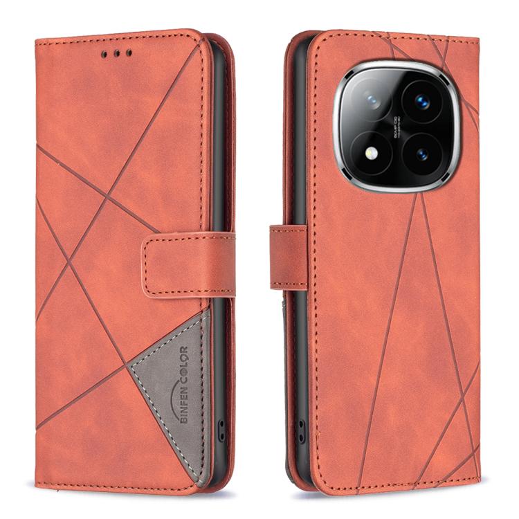 Magnetic Buckle Rhombus Texture Leather Phone Case, For Redmi K90/Poco F8 Pro, For Redmi 15 5G Global / 15 4G SEA 169.5mm, For Redmi Turbo 4 Pro, For Redmi A5 4G 171.7mm, For Redmi K80 / K80 Pro, For Redmi Turbo 4, For Redmi Note 14 Pro 4G             ...
