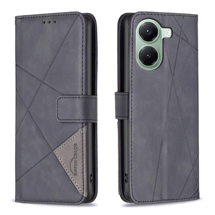 Magnetic Buckle Rhombus Texture Leather Phone Case, For Redmi K90/Poco F8 Pro, For Redmi 15 5G Global / 15 4G SEA 169.5mm, For Redmi Turbo 4 Pro, For Redmi A5 4G 171.7mm, For Redmi K80 / K80 Pro, For Redmi Turbo 4, For Redmi Note 14 Pro 4G             ...
