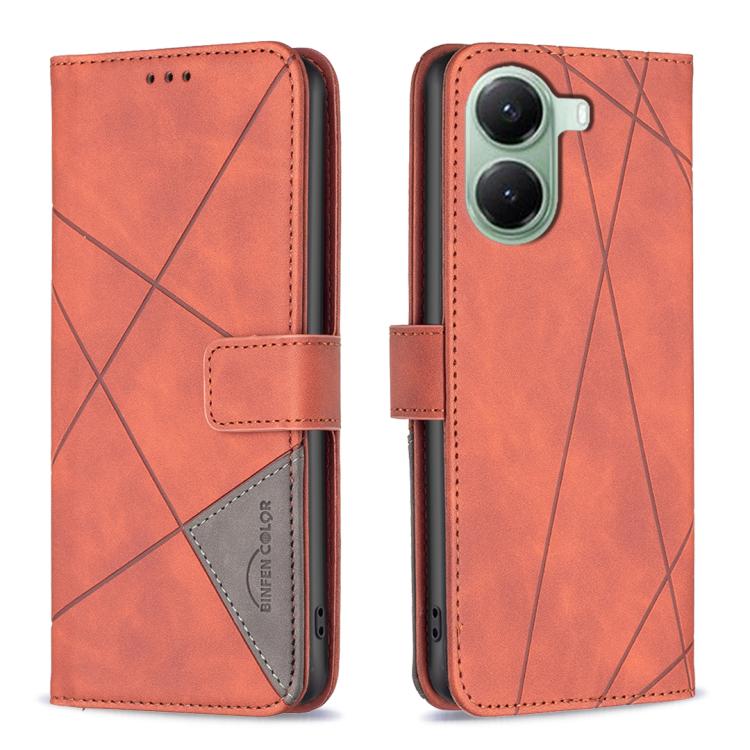 Magnetic Buckle Rhombus Texture Leather Phone Case, For Redmi K90/Poco F8 Pro, For Redmi 15 5G Global / 15 4G SEA 169.5mm, For Redmi Turbo 4 Pro, For Redmi A5 4G 171.7mm, For Redmi K80 / K80 Pro, For Redmi Turbo 4, For Redmi Note 14 Pro 4G             ...