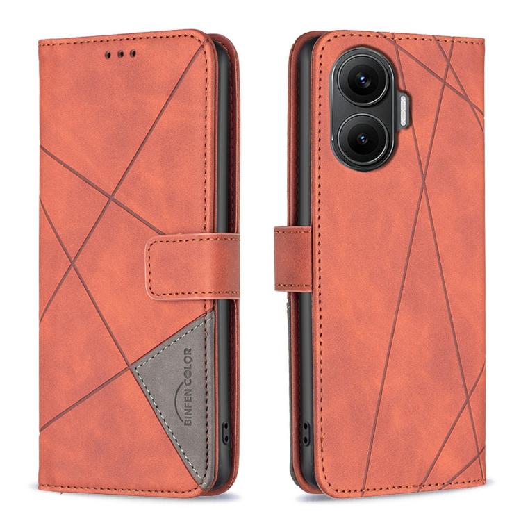 Magnetic Buckle Rhombus Texture Leather Phone Case, For Redmi K90/Poco F8 Pro, For Redmi 15 5G Global / 15 4G SEA 169.5mm, For Redmi Turbo 4 Pro, For Redmi A5 4G 171.7mm, For Redmi K80 / K80 Pro, For Redmi Turbo 4, For Redmi Note 14 Pro 4G             ...
