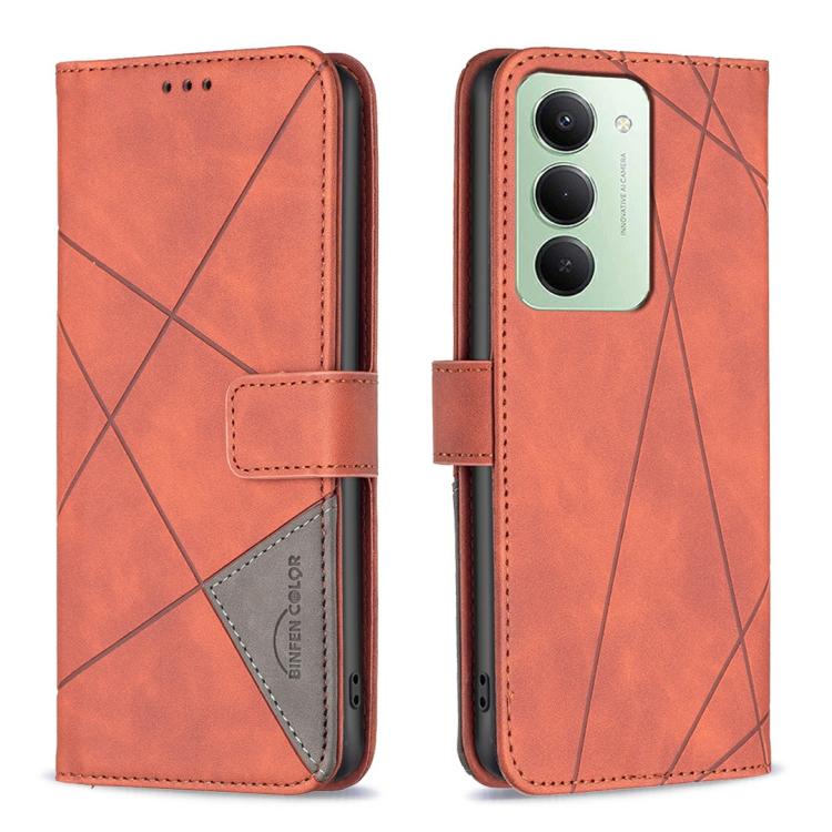 Magnetic Buckle Rhombus Texture Leather Phone Case, For Redmi K90/Poco F8 Pro, For Redmi 15 5G Global / 15 4G SEA 169.5mm, For Redmi Turbo 4 Pro, For Redmi A5 4G 171.7mm, For Redmi K80 / K80 Pro, For Redmi Turbo 4, For Redmi Note 14 Pro 4G             ...
