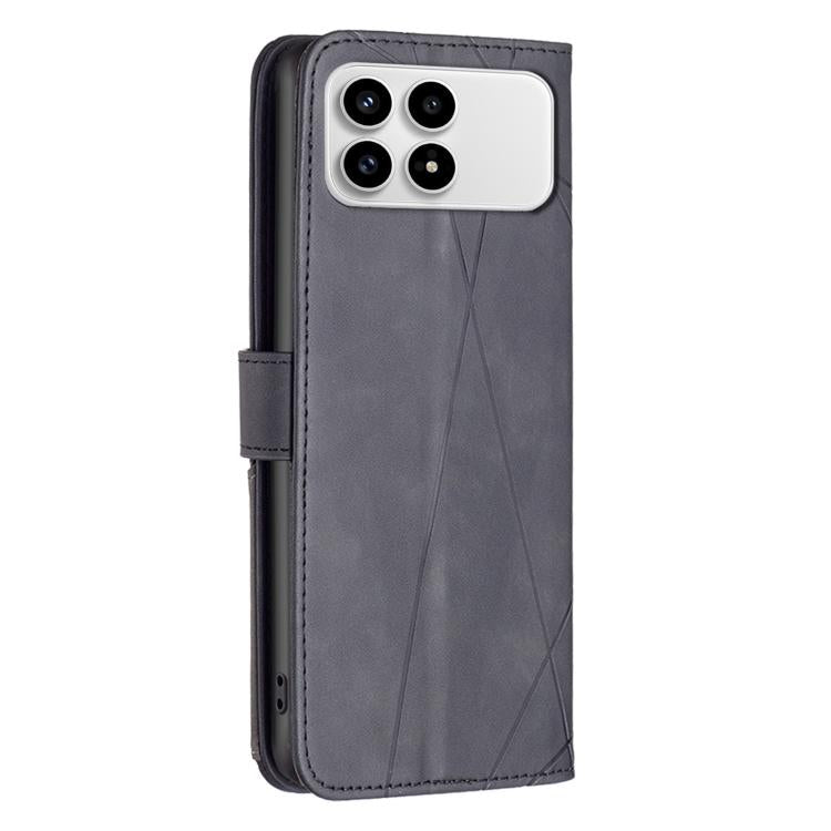 Magnetic Buckle Rhombus Texture Leather Phone Case, For Redmi K90/Poco F8 Pro, For Redmi 15 5G Global / 15 4G SEA 169.5mm, For Redmi Turbo 4 Pro, For Redmi A5 4G 171.7mm, For Redmi K80 / K80 Pro, For Redmi Turbo 4, For Redmi Note 14 Pro 4G             ...