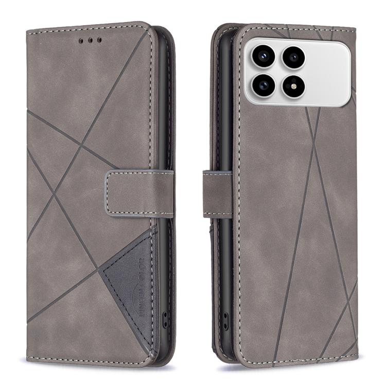 Magnetic Buckle Rhombus Texture Leather Phone Case, For Redmi K90/Poco F8 Pro, For Redmi 15 5G Global / 15 4G SEA 169.5mm, For Redmi Turbo 4 Pro, For Redmi A5 4G 171.7mm, For Redmi K80 / K80 Pro, For Redmi Turbo 4, For Redmi Note 14 Pro 4G             ...