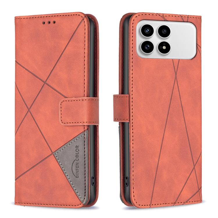 Magnetic Buckle Rhombus Texture Leather Phone Case, For Redmi K90/Poco F8 Pro, For Redmi 15 5G Global / 15 4G SEA 169.5mm, For Redmi Turbo 4 Pro, For Redmi A5 4G 171.7mm, For Redmi K80 / K80 Pro, For Redmi Turbo 4, For Redmi Note 14 Pro 4G             ...