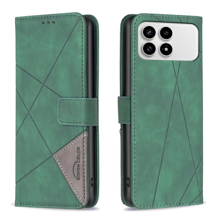 Magnetic Buckle Rhombus Texture Leather Phone Case, For Redmi K90/Poco F8 Pro, For Redmi 15 5G Global / 15 4G SEA 169.5mm, For Redmi Turbo 4 Pro, For Redmi A5 4G 171.7mm, For Redmi K80 / K80 Pro, For Redmi Turbo 4, For Redmi Note 14 Pro 4G             ...
