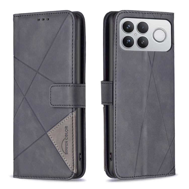 Magnetic Buckle Rhombus Texture Leather Phone Case, For Redmi K90 Max 5G, For Redmi A7 Pro 171mm / Poco C85x 5G, For Redmi 15a 5G, For Redmi Tubo 5 Max / Poco X8 Pro Max, For Redmi Tubo 5 / Poco X8 Pro 5G, For Redmi Note 15 5G Global 164mm             ...