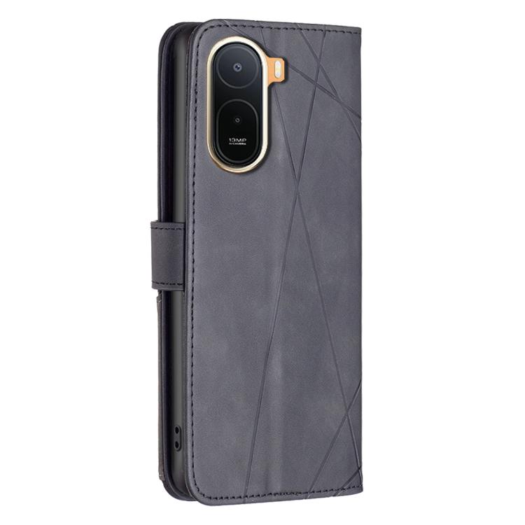 Magnetic Buckle Rhombus Texture Leather Phone Case, For Redmi A7 Pro 171mm / Poco C85x 5G, For Redmi 15a 5G, For Redmi Tubo 5 Max / Poco X8 Pro Max, For Redmi Tubo 5 / Poco X8 Pro 5G, For Redmi Note 15 5G Global 164mm, For Redmi K90 Pro Max/Poco F8 Ult...