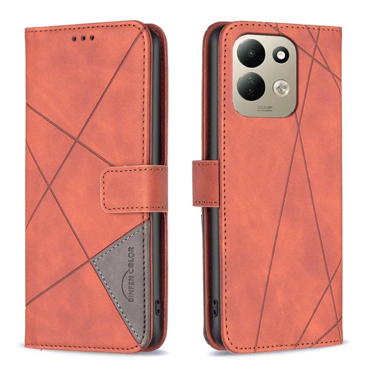 Magnetic Buckle Rhombus Texture Leather Phone Case, For Redmi Note 17 Pro 5G Global 163mm, For Redmi Note 17 Pro+ 5G Global 163mm, For Redmi 17 4G / 5G Global 170mm, For Redmi Note 17 4G Global 171mm, For Redmi K90 Max 5G                               ...