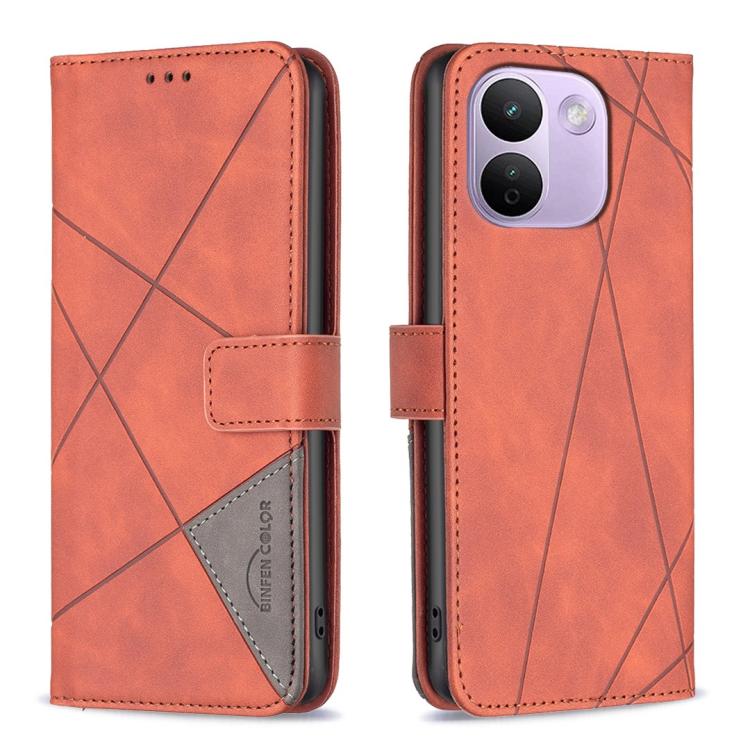 Magnetic Buckle Rhombus Texture Leather Phone Case, For Redmi Note 17 Pro 5G Global 163mm, For Redmi Note 17 Pro+ 5G Global 163mm, For Redmi 17 4G / 5G Global 170mm, For Redmi Note 17 4G Global 171mm, For Redmi K90 Max 5G                               ...