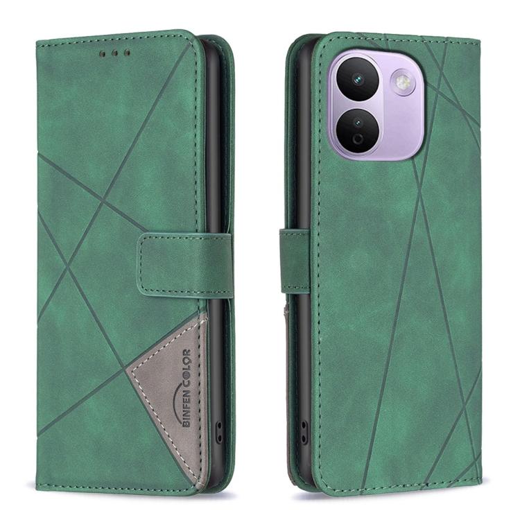 Magnetic Buckle Rhombus Texture Leather Phone Case, For Redmi Note 17 Pro 5G Global 163mm, For Redmi Note 17 Pro+ 5G Global 163mm, For Redmi 17 4G / 5G Global 170mm, For Redmi Note 17 4G Global 171mm, For Redmi K90 Max 5G                               ...