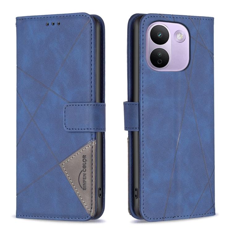 Magnetic Buckle Rhombus Texture Leather Phone Case, For Redmi Note 17 Pro 5G Global 163mm, For Redmi Note 17 Pro+ 5G Global 163mm, For Redmi 17 4G / 5G Global 170mm, For Redmi Note 17 4G Global 171mm, For Redmi K90 Max 5G                               ...