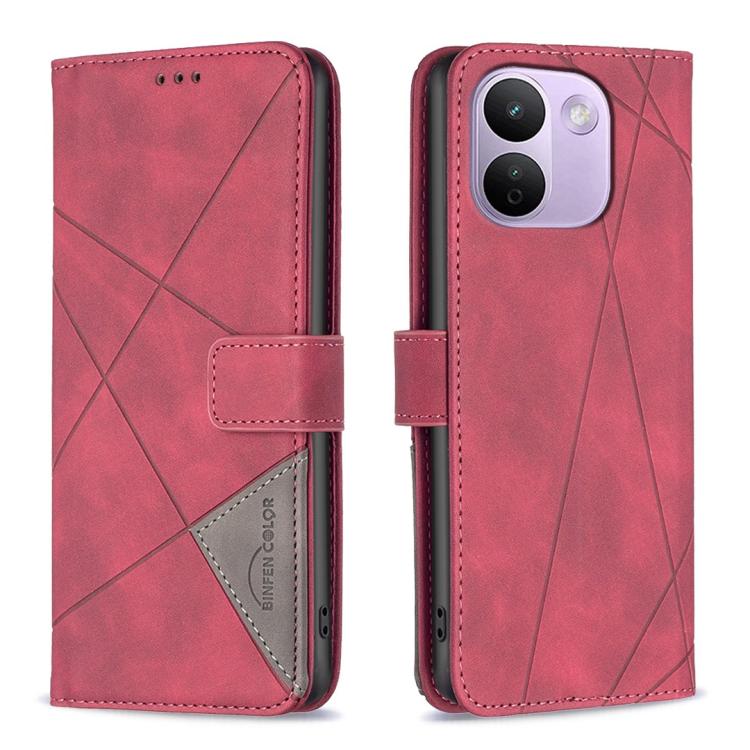 Magnetic Buckle Rhombus Texture Leather Phone Case, For Redmi Note 17 Pro 5G Global 163mm, For Redmi Note 17 Pro+ 5G Global 163mm, For Redmi 17 4G / 5G Global 170mm, For Redmi Note 17 4G Global 171mm, For Redmi K90 Max 5G                               ...