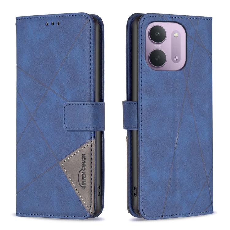 Magnetic Buckle Rhombus Texture Leather Phone Case, For Redmi Note 17 4G Global 169.7mm, For Redmi 15C 5G/4G Global 171/Poco C85 4G, For Redmi Note 17 Pro+ 5G Global 163.4mm, For Redmi Note 17 Pro 5G Global 163.5mm, For Redmi K100 Pro Max 5G           ...