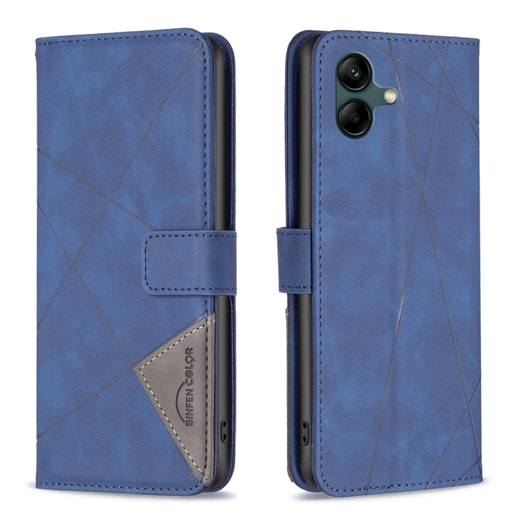 Magnetic Buckle Rhombus Texture Leather Phone Case, For Samsung Galaxy A37 5G, For Samsung Galaxy A27 5G, For Samsung Galaxy A56 5G, For Samsung Galaxy A26 5G, For Samsung Galaxy A36, For Samsung Galaxy A16 5G, For Samsung Galaxy A06
