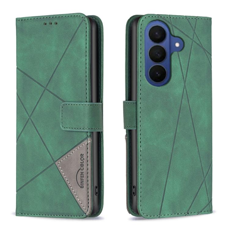 Magnetic Buckle Rhombus Texture Leather Phone Case, For Samsung Galaxy A37 5G, For Samsung Galaxy A27 5G, For Samsung Galaxy A56 5G, For Samsung Galaxy A26 5G, For Samsung Galaxy A36, For Samsung Galaxy A16 5G, For Samsung Galaxy A06