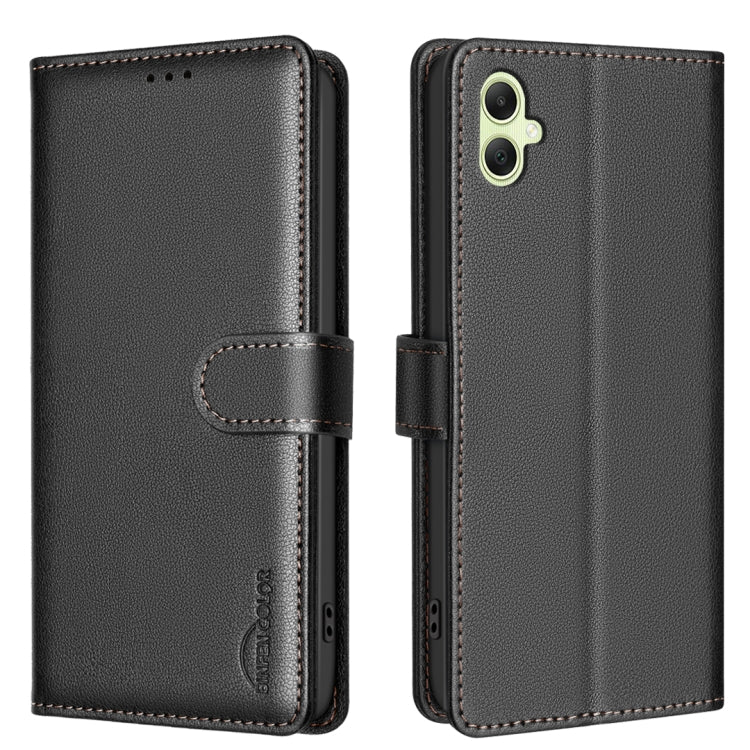 Litchi Texture RFID Anti-theft Leather Phone Case, For Samsung Galaxy A37 5G, For Samsung Galaxy A27 5G, For Samsung Galaxy A56 5G, For Samsung Galaxy A26 5G, For Samsung Galaxy A36, For Samsung Galaxy A16 5G, For Samsung Galaxy A06
