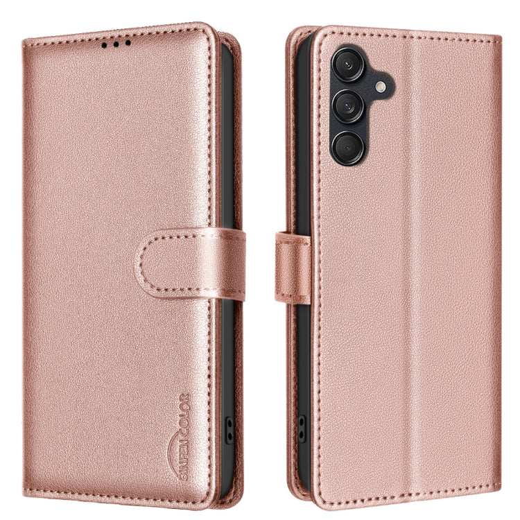 Litchi Texture RFID Anti-theft Leather Phone Case, For Samsung Galaxy A37 5G, For Samsung Galaxy A27 5G, For Samsung Galaxy A56 5G, For Samsung Galaxy A26 5G, For Samsung Galaxy A36, For Samsung Galaxy A16 5G, For Samsung Galaxy A06
