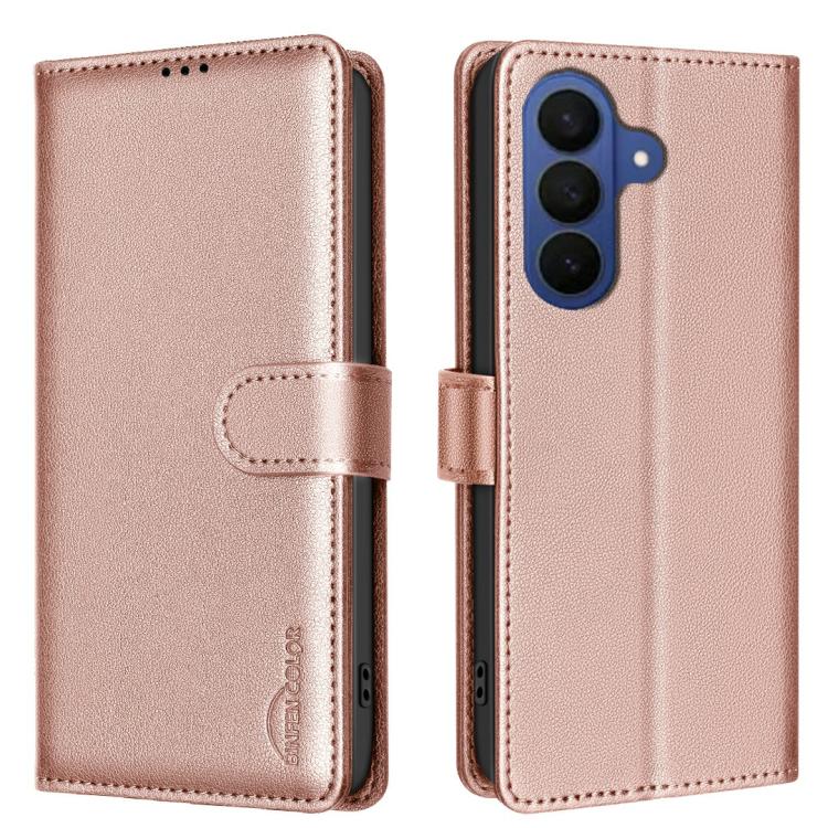 Litchi Texture RFID Anti-theft Leather Phone Case, For Samsung Galaxy A37 5G, For Samsung Galaxy A27 5G, For Samsung Galaxy A56 5G, For Samsung Galaxy A26 5G, For Samsung Galaxy A36, For Samsung Galaxy A16 5G, For Samsung Galaxy A06
