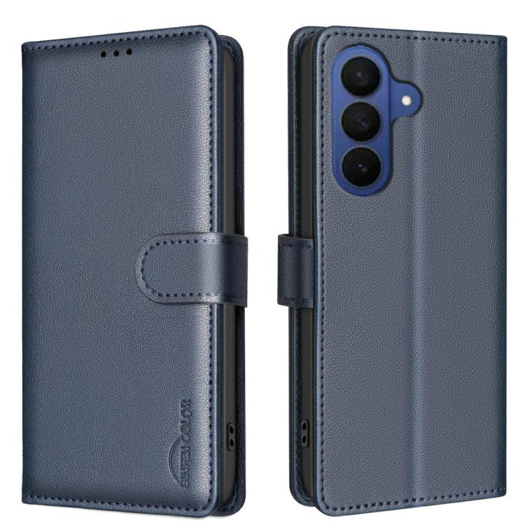 Litchi Texture RFID Anti-theft Leather Phone Case, For Samsung Galaxy A37 5G, For Samsung Galaxy A27 5G, For Samsung Galaxy A56 5G, For Samsung Galaxy A26 5G, For Samsung Galaxy A36, For Samsung Galaxy A16 5G, For Samsung Galaxy A06