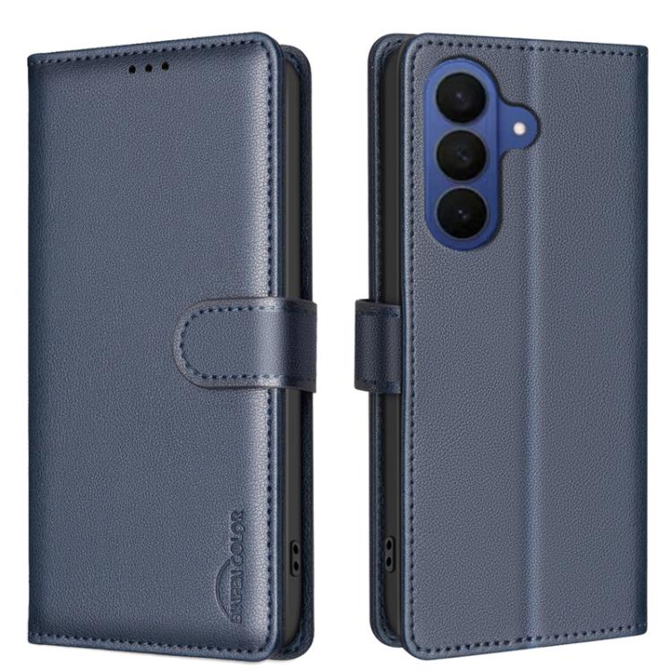 Litchi Texture RFID Anti-theft Leather Phone Case, For Samsung Galaxy A37 5G, For Samsung Galaxy A27 5G, For Samsung Galaxy A56 5G, For Samsung Galaxy A26 5G, For Samsung Galaxy A36, For Samsung Galaxy A16 5G, For Samsung Galaxy A06