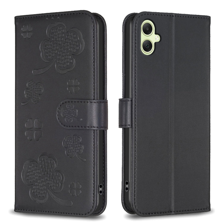Four-leaf Embossed Leather Phone Case, For Samsung Galaxy A56 5G, For Samsung Galaxy A36, For Samsung Galaxy A16 5G, For Samsung Galaxy A06