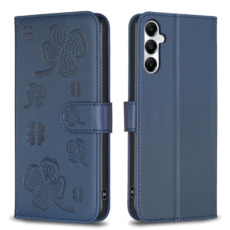Four-leaf Embossed Leather Phone Case, For Samsung Galaxy A56 5G, For Samsung Galaxy A36, For Samsung Galaxy A16 5G, For Samsung Galaxy A06