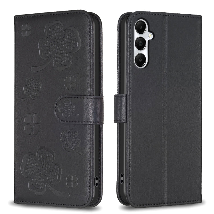 Four-leaf Embossed Leather Phone Case, For Samsung Galaxy A56 5G, For Samsung Galaxy A36, For Samsung Galaxy A16 5G, For Samsung Galaxy A06