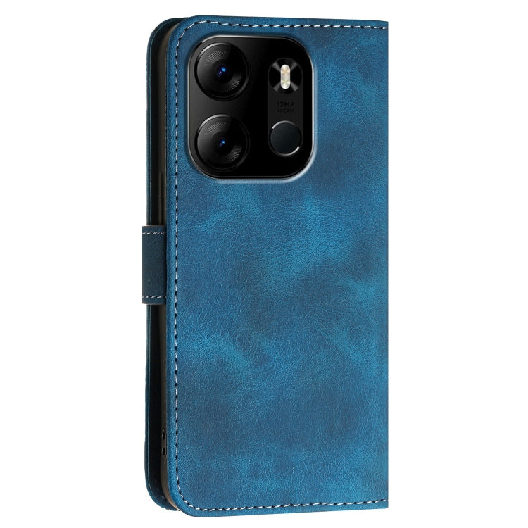 Grid Butterfly Embossed Pattern Leather Phone Case with Lanyard, For Tecno Pop 7 / 7 Pro, For Tecno Spark 10C, For Tecno Spark 10 4G, For Tecno Spark Go 2023, For Tecno Spark 10 Pro, For Tecno Pova 4, For Tecno Pova 3