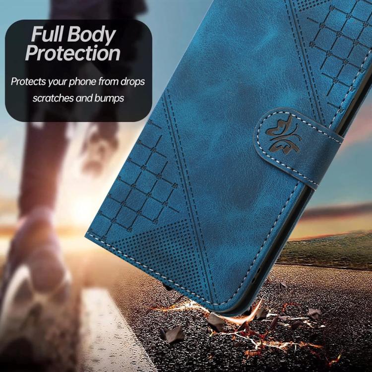 Grid Butterfly Embossed Pattern Leather Phone Case with Lanyard, For Tecno Camon 40 Pro 4G, For Tecno Camon 40 Premier, For Tecno Camon 40 4G, For Tecno Spark 30C 5G / Pop 9 5G, For Tecno Pova 6 Neo 5G / Spark 30 5G, For Tecno Spark 30 Pro 4G          ...
