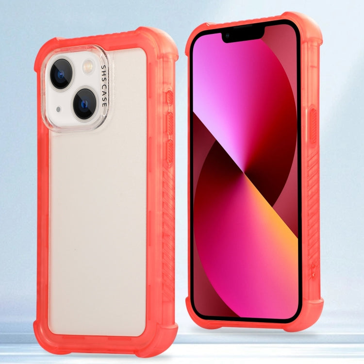 Transparent Matte TPU Hybrid PC 3-in-1 Phone Case, For iPhone 14 Plus, For iPhone 14, For iPhone 14 Pro, For iPhone 14 Pro Max, For iPhone 13