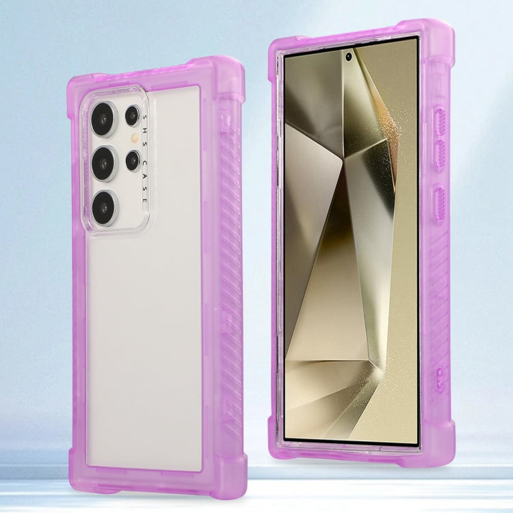 Transparent Matte TPU Hybrid PC 3-in-1 Phone Case, For Samsung Galaxy S24 Ultra 5G, For Samsung Galaxy S24+ 5G, For Samsung Galaxy S24 5G