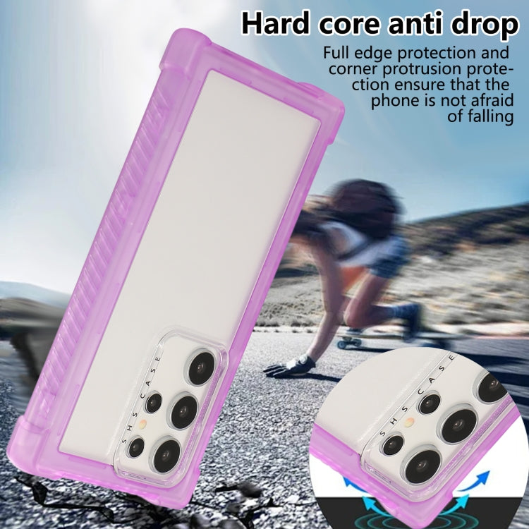 Transparent Matte TPU Hybrid PC 3-in-1 Phone Case, For Samsung Galaxy S24 Ultra 5G, For Samsung Galaxy S24+ 5G, For Samsung Galaxy S24 5G