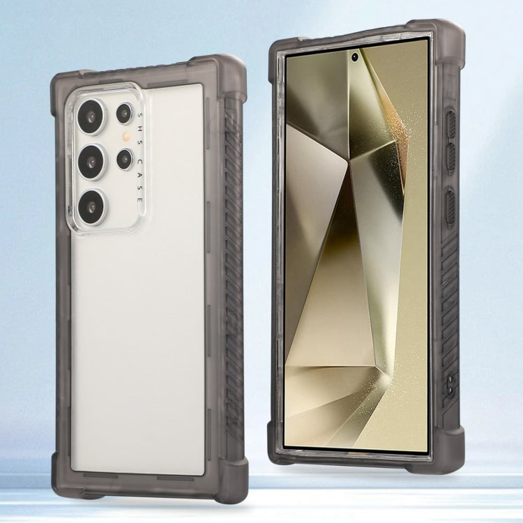 Transparent Matte TPU Hybrid PC 3-in-1 Phone Case, For Samsung Galaxy S24 Ultra 5G, For Samsung Galaxy S24+ 5G, For Samsung Galaxy S24 5G