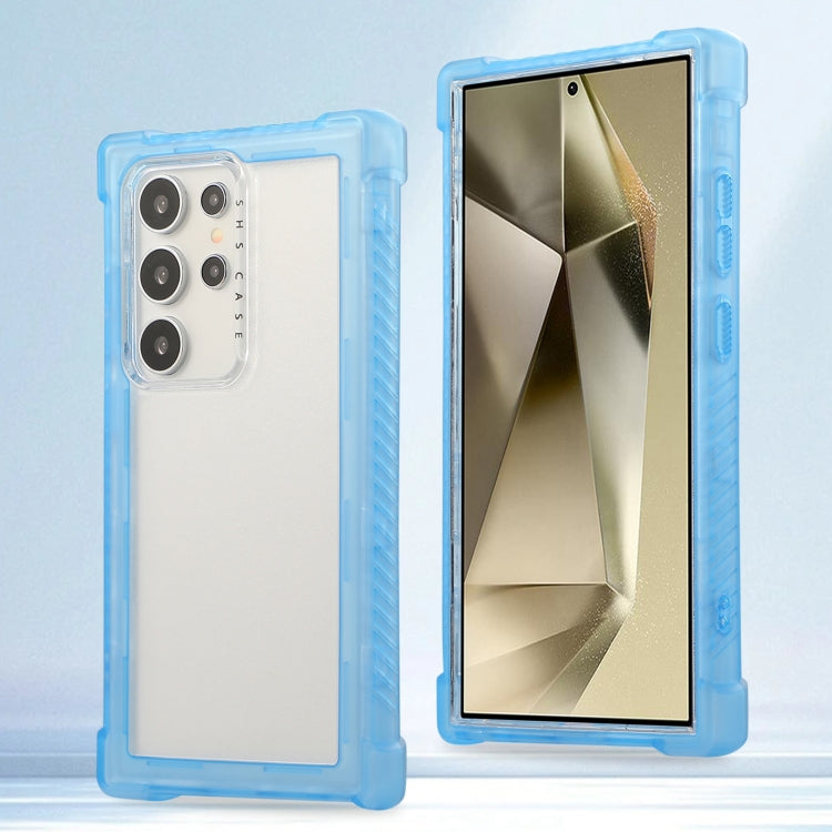 Transparent Matte TPU Hybrid PC 3-in-1 Phone Case, For Samsung Galaxy S24 Ultra 5G, For Samsung Galaxy S24+ 5G, For Samsung Galaxy S24 5G