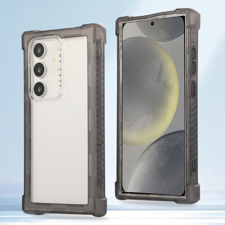Transparent Matte TPU Hybrid PC 3-in-1 Phone Case, For Samsung Galaxy S24 Ultra 5G, For Samsung Galaxy S24+ 5G, For Samsung Galaxy S24 5G