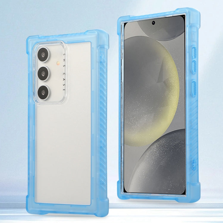 Transparent Matte TPU Hybrid PC 3-in-1 Phone Case, For Samsung Galaxy S24 Ultra 5G, For Samsung Galaxy S24+ 5G, For Samsung Galaxy S24 5G