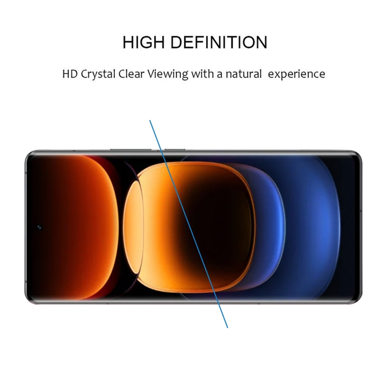 Edge Glue 9H HD 3D Curved Edge Tempered Glass Film, For vivo iQOO 13, For vivo V40 Pro / T3 Ultra, For vivo T3 Pro 5G / iQOO Z9s / Z9s Pro